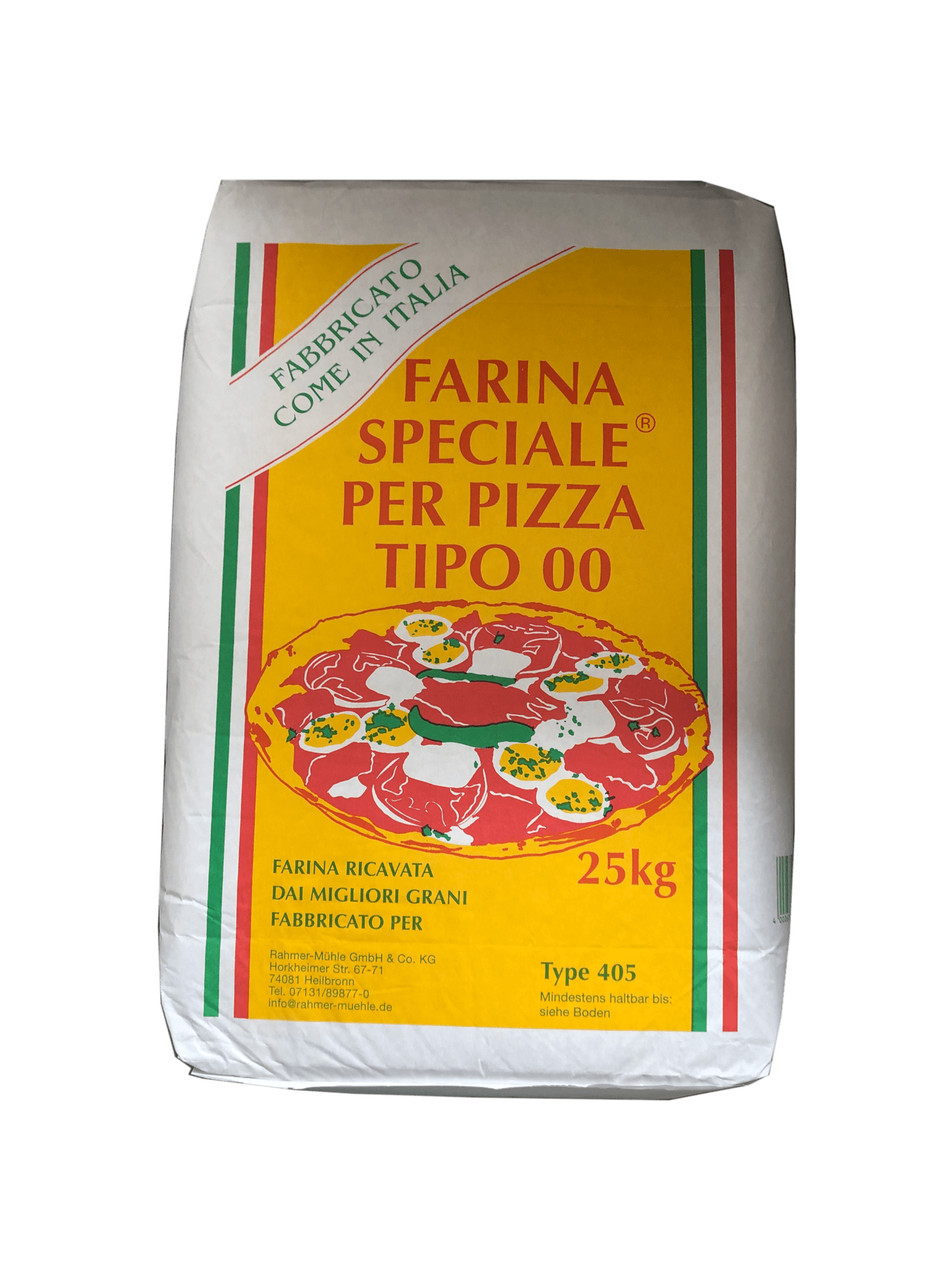 Mehl Farina Speciale Pizza Typ 00 - 405 25 Kg