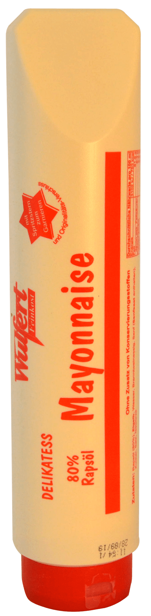 Mayonnaise Tube Wulfert 875 ml