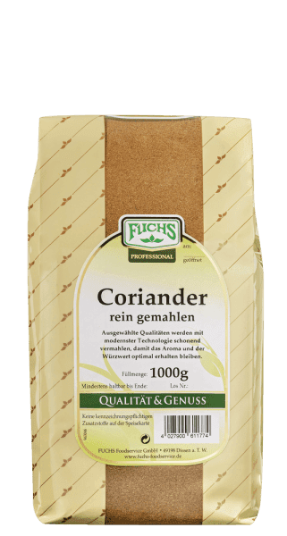 Coriander Rein Gemahlen Fuchs 1Kg