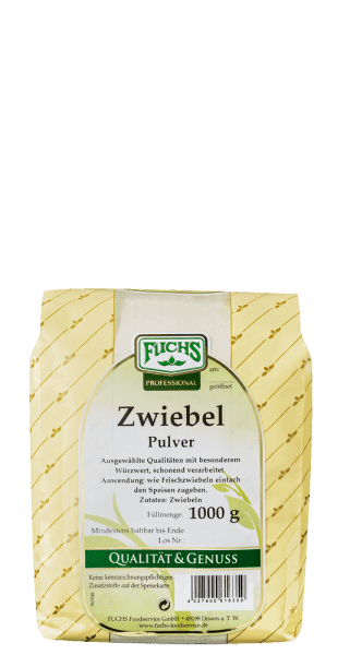 Zwiebel Pulver Fuchs 1 Kg Beutel