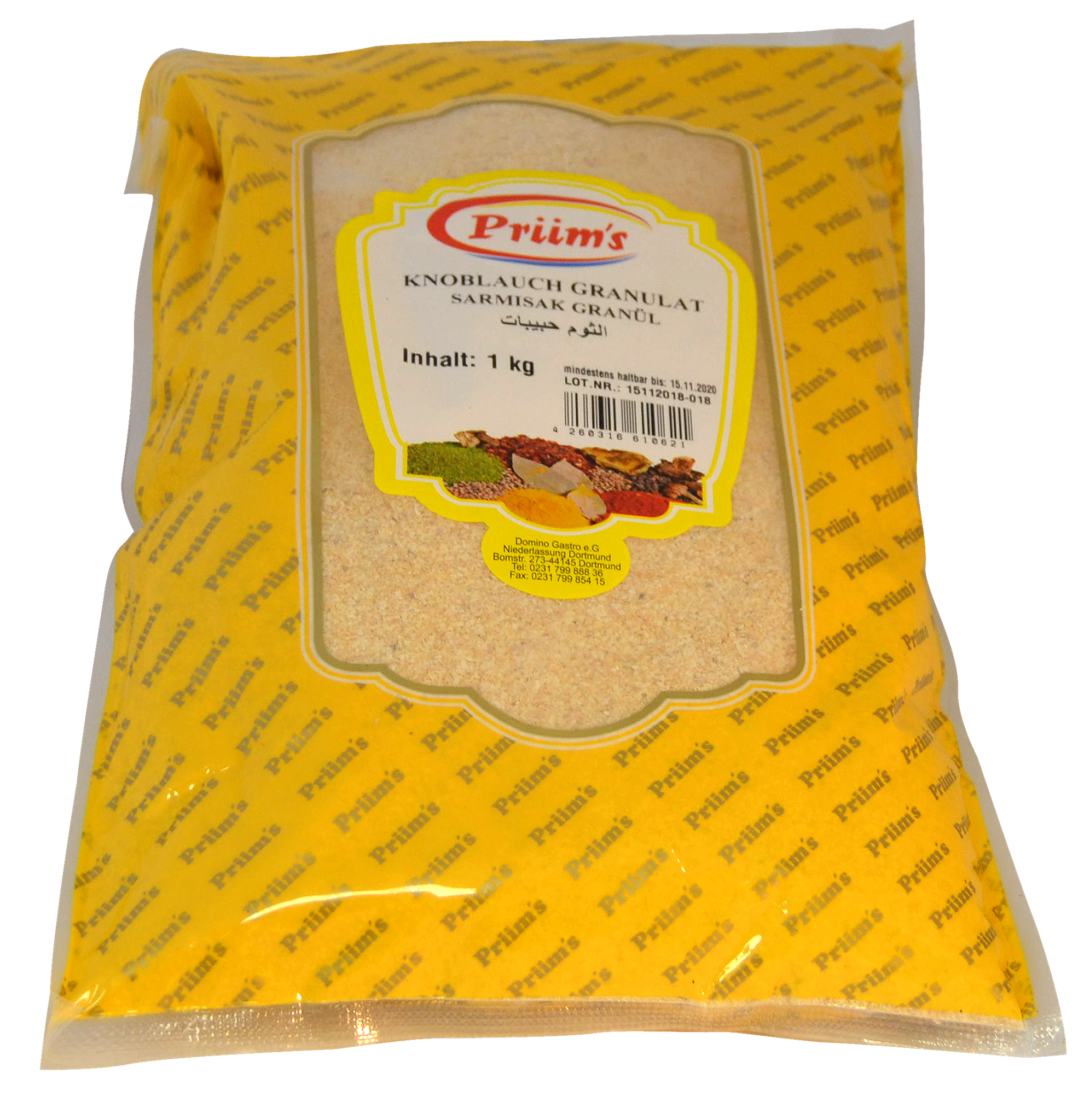 Knoblauch granuliert (Af Pack)1kg