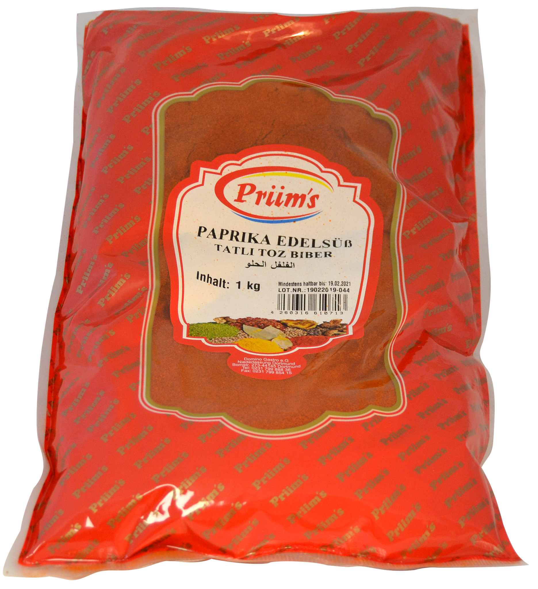 Paprika Edelsüß & Scharf Prims 1kg