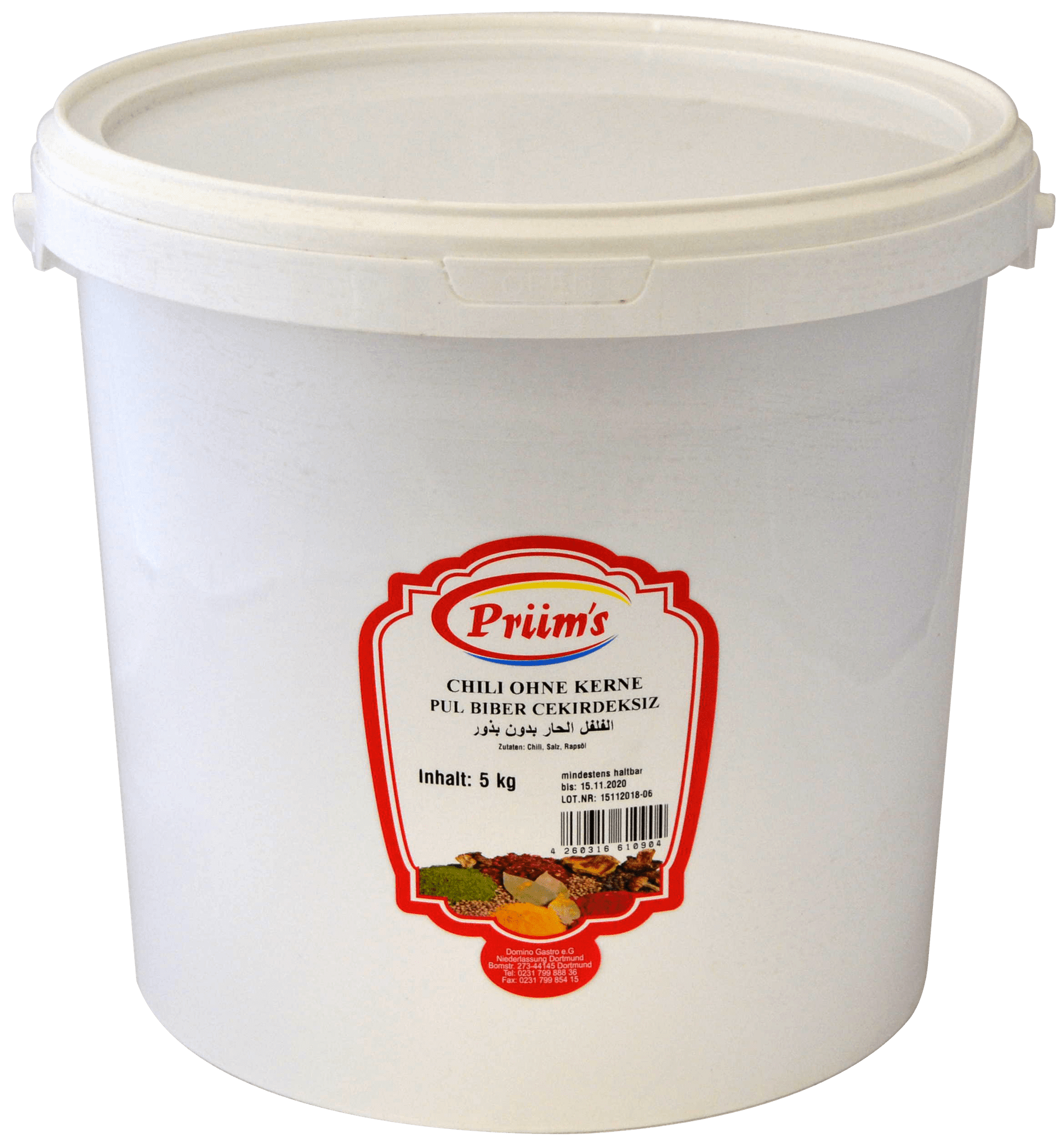Pul Biber Chilli ohne Kerne 5 Kg Eimer