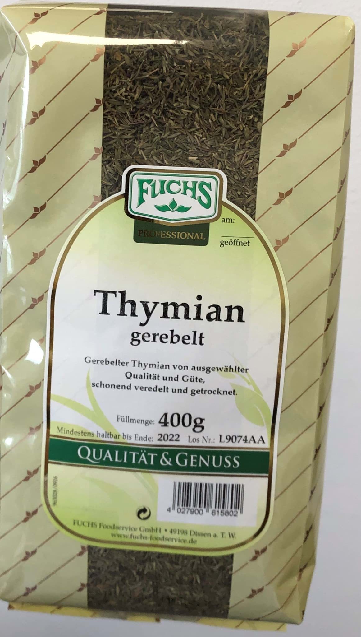 Thymian gerebelt Fuchs 400g