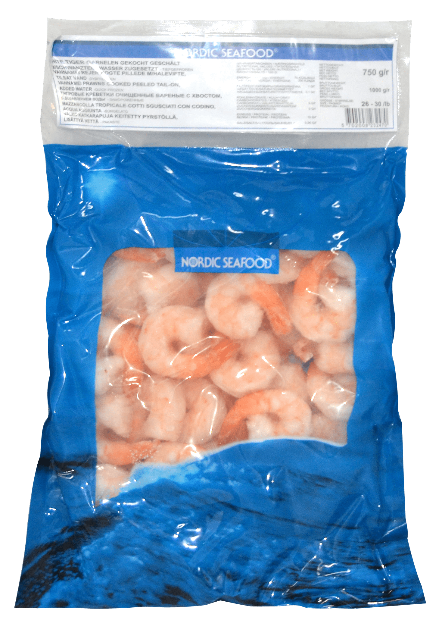 Gambas 26/30 gekocht  (Party Garnelen)