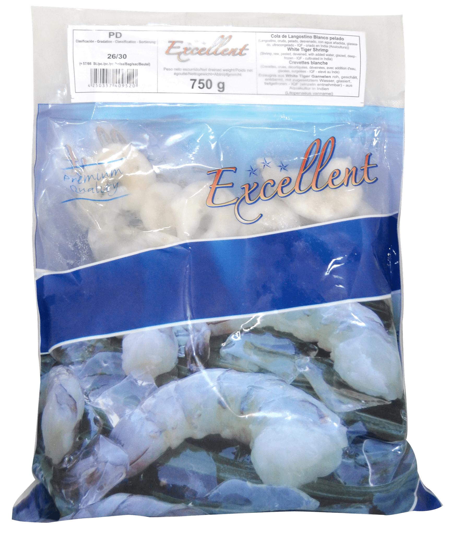 Gambas 26/30,roh,o.Kopf o. Schale 1kg