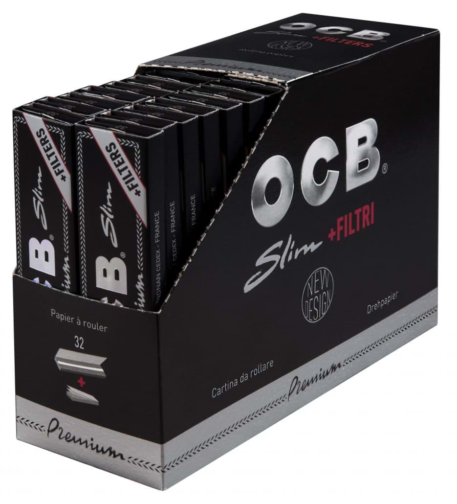 OCB Schwarz Premium Slim +Tips 32/50