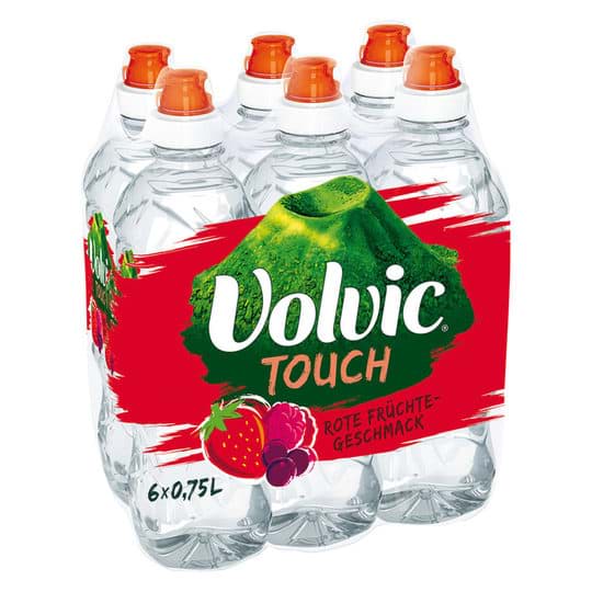 Volvic Touch Rote Früchte 6 x 0,75L
