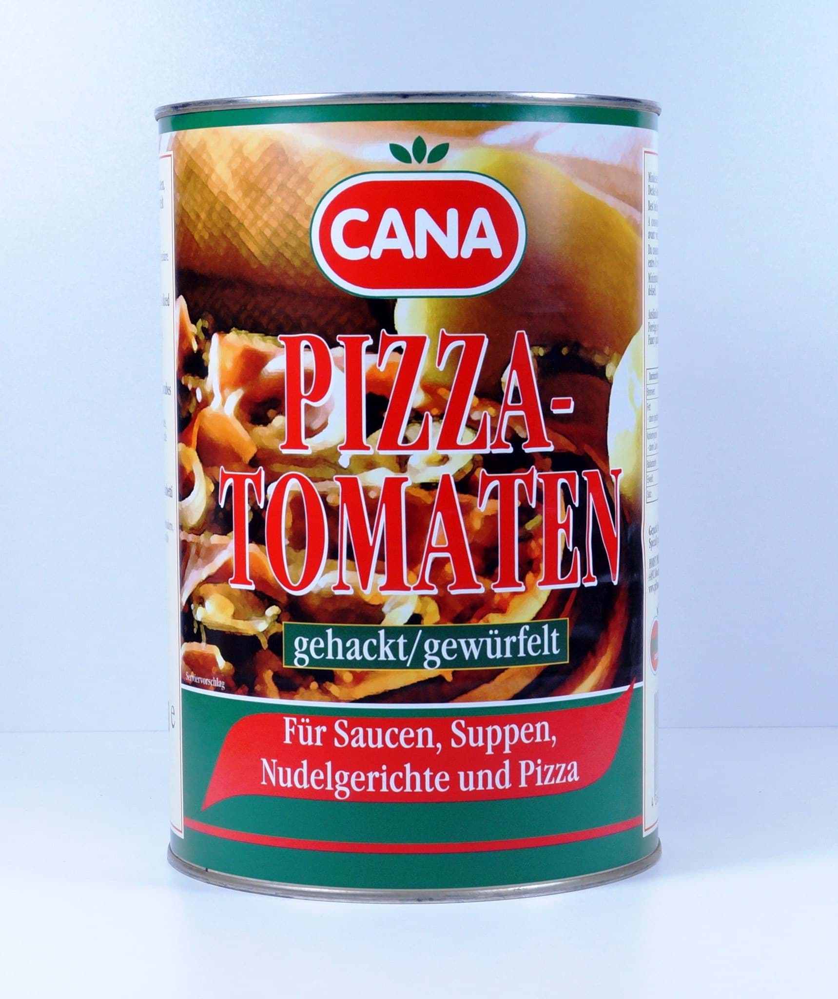 Pizza Tomaten Gehackt und Gewürfelt 5/1 Dose